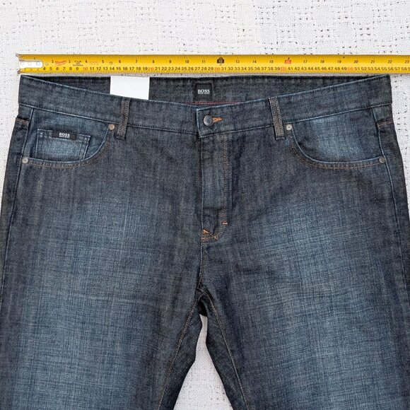 NWT BOSS Hugo Boss Black Label Kansas Regular Fit Jeans Size 42x34 - Picture 3 of 11